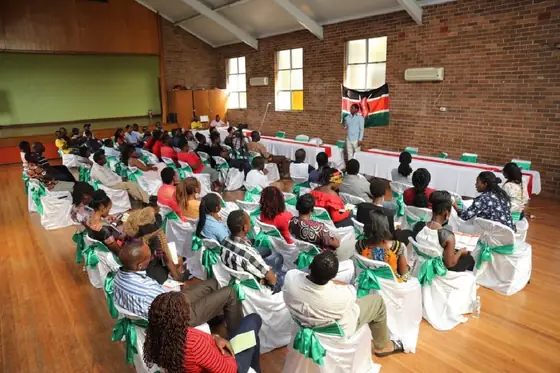 Children and families at a UKACA celebration
