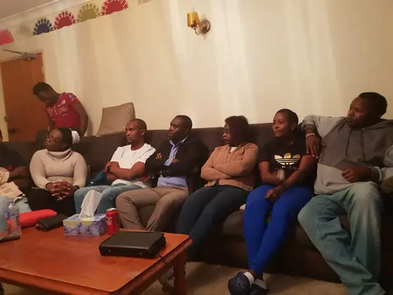 Members gathered together