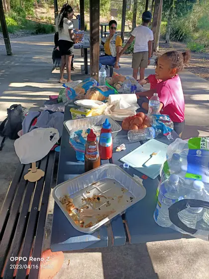 UKACA members and families at the community picnic in the park