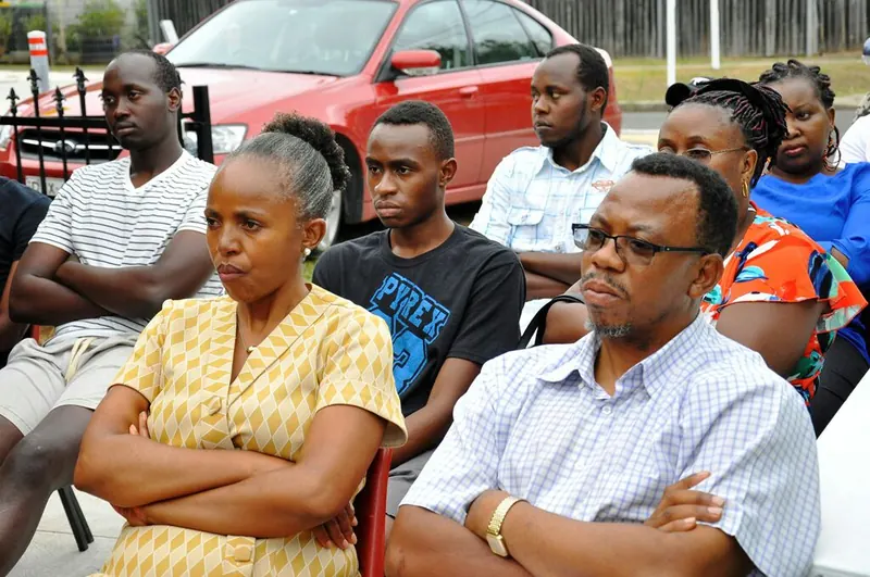 UKACA members at a community meeting